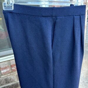 St. John Basics Marie Gray 8 Navy Santana Pants Pleated 1 repair